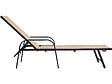 HABITAT ET JARDIN - Lot de 2 Bains de soleil en métal "Farniente" - Beige - vignette