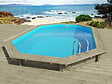 HABITAT ET JARDIN - Piscine bois "Florida 145 " - 6.57 x 4.57 x 1.45 m - vignette