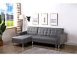 HABITAT ET JARDIN - Canapé d'angle convertible et réversible "Theo"- 4 places - Gris - vignette