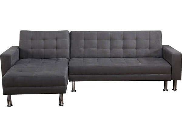 HABITAT ET JARDIN - Canapé d'angle convertible et réversible "Theo"- 4 places - Gris - large