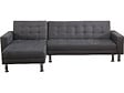 HABITAT ET JARDIN - Canapé d'angle convertible et réversible "Theo"- 4 places - Gris - vignette