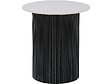 HABITAT ET JARDIN - Table d'appoint, bout de canapé, table de chevet en céramique "Eclat" - 50 x 50 x 55 cm - Blanc - vignette