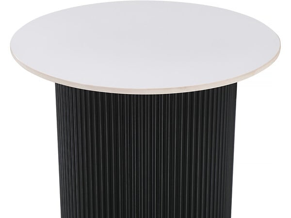 HABITAT ET JARDIN - Table d'appoint, bout de canapé, table de chevet en céramique "Eclat" - 50 x 50 x 55 cm - Blanc - large
