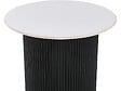 HABITAT ET JARDIN - Table d'appoint, bout de canapé, table de chevet en céramique "Eclat" - 50 x 50 x 55 cm - Blanc - vignette