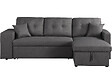 HABITAT ET JARDIN - Canapé d'angle convertible/réversible "Axel" - 3 places - Gris - vignette