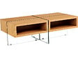 HABITAT ET JARDIN - Table basse "Milano" - 120 x 60 x 40 cm - Finition chêne - vignette