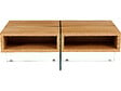 HABITAT ET JARDIN - Table basse "Milano" - 120 x 60 x 40 cm - Finition chêne - vignette