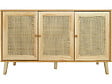 HABITAT ET JARDIN - Buffet style cannage "Neuille" - 120 x 40 x 71.5 cm - Beige - vignette