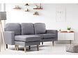 HABITAT ET JARDIN - Canapé d'angle réversible en tissu "Gabby" -  3 places - Gris Clair - vignette