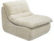 HABITAT ET JARDIN - Chauffeuse en tissu texturé "Candela" - 81 x 96 x 75 cm - Beige - vignette