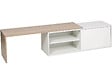 HABITAT ET JARDIN - Table basse "Melinda" - Blanc/Chêne - vignette