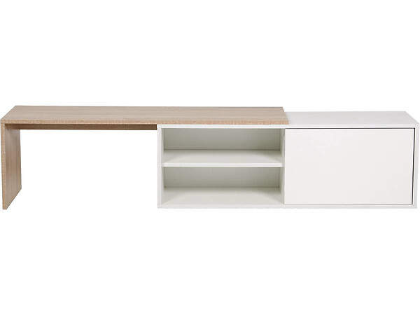 HABITAT ET JARDIN - Table basse "Melinda" - Blanc/Chêne - large