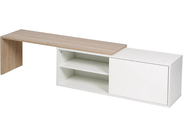 HABITAT ET JARDIN - Table basse "Melinda" - Blanc/Chêne - large
