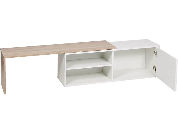 HABITAT ET JARDIN - Table basse "Melinda" - Blanc/Chêne - large
