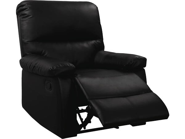 HABITAT ET JARDIN - Fauteuil relax "Lincoln" - 90 x 89 x 103 cm - Noir - large