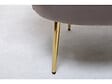 HABITAT ET JARDIN - Fauteuil en velours "Floria" - 75 x 68 x 77.5 cm - Gris - vignette