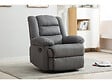 HABITAT ET JARDIN - Fauteuil relax "Buckingham" - 85 x 93 x 100 cm - Gris clair - vignette