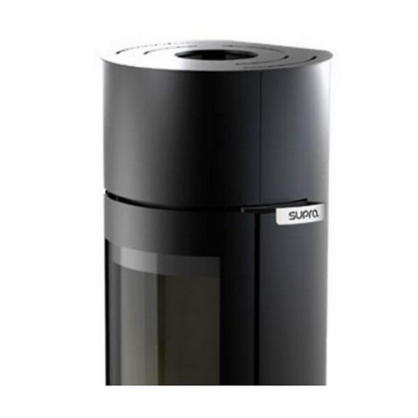 SUPRA - poêle à bois fonte 6kw gris - FIORE - large