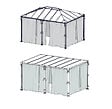 PALRAM - set de 6 moustiquaires pour tonnelles - 705136 - vignette