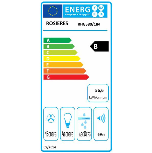 ROSIERES - groupe filtrant 52cm 606m3/h inox - rhg580/1in - large