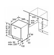 BOSCH - lave-vaisselle 60m 14 couverts 46db tout intégrable - SMH4HVX14E - vignette