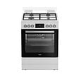 WHIRLPOOL - cuisinière gaz 72l 4 feux blanc - W6G8LCW - vignette