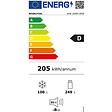WHIRLPOOL - réfrigérateur combiné 60cm 355l inox - WHK25404XP5E - vignette
