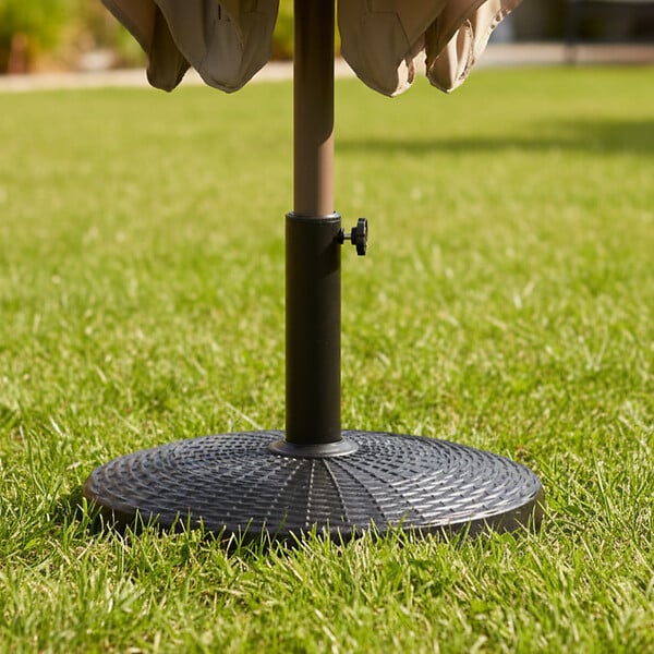 HAPPY GARDEN - Pied de parasol droit QUIMPER noir - large