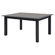 HESPERIDE - Table de jardin aluminium extensible Allure Effet bois muscade & Graphite - 10 places - Hespéride - vignette