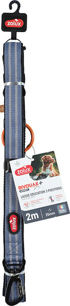 ZOLUX - Laisse education 8 pts 2m bleu bivouak - large