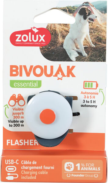 ZOLUX - Flasher usb bleu bivouak - large