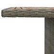 VIDAXL - vidaXL Table de jardin Marron Résine tressée et bois d'acacia massif - vignette