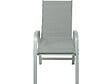 HABITAT ET JARDIN - Table extensible et chaises de jardin en aluminium "Lagos" - 200/320 x 105 x 76 cm - Taupe - 10 places - vignette
