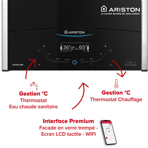 ARISTON - ALTEAS ONE+ NET 30kW, Chaudière à Condensation + Kit installation ARISTON - large