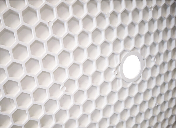 ONDEE - Receveur de douche NARA - Antidérapant Découpable 90x90 cm Résine Blanc Bonde - large