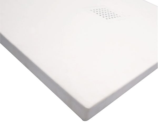 ONDEE - Receveur de douche NARA - Antidérapant Découpable 70x180 cm Résine Blanc Bonde - large