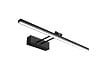EMKE - EMKE Éclairage LED pour miroir de salle de bain noir, lampe murale orientable 40 × 20 cm, lumière neutre 4200 K - vignette