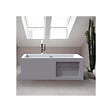 PLANETE BAIN - Baignoire îlot design 170x80 cm - avec rangement intégré - Acrylic Lucite® - vignette