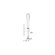 GROHE - Grohe Grohtherm 2000 Set mitigeur thermostatique bain/douche + Douchette 1 jet + Flexible et support mural, Chrome (34174001-Euphoria) - vignette