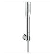 GROHE - Grohe Grohtherm 2000 Set mitigeur thermostatique bain/douche + Douchette 1 jet + Flexible et support mural, Chrome (34174001-Euphoria) - vignette