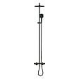 GROHE - Grohe Vitalio Comfort 250 colonne de douche thermostatique bain/douche + douche de tête + douchette à main, noir mat (G269842431) - vignette