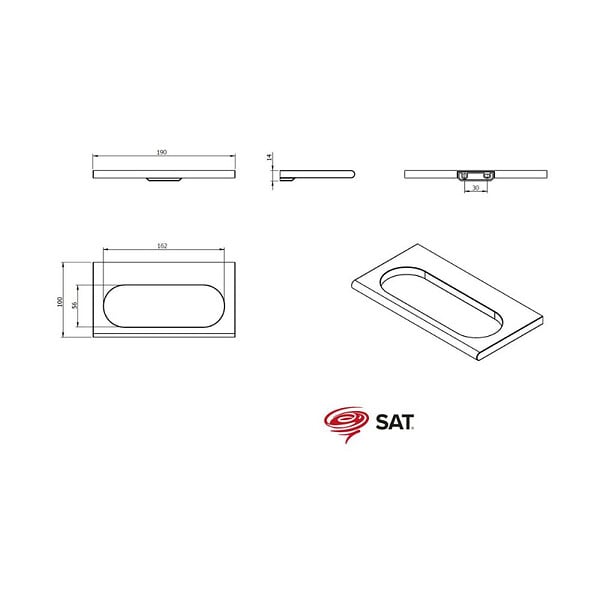 SWISS AQUA TECHNOLOGIES - Swiss Aqua Technologies Porte-serviettes SAT Evolution R chromé (SATDEVOR60) - large