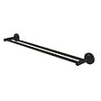 GROHE - Grohe Start double barre porte serviettes en métal 65,4 cm et fixations cachées, noir mat (412032430) - vignette