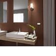 SWISS AQUA TECHNOLOGIES - Swiss Aqua Technologies Patère murale adhésive double crochets en acier inoxydable, blanc mat (HACEKNALEP2KB) - vignette
