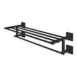 GROHE - Grohe Start Cube rack porte-serviettes en métal 60 cm avec fixations cachées, noir mat (G410992430) - vignette