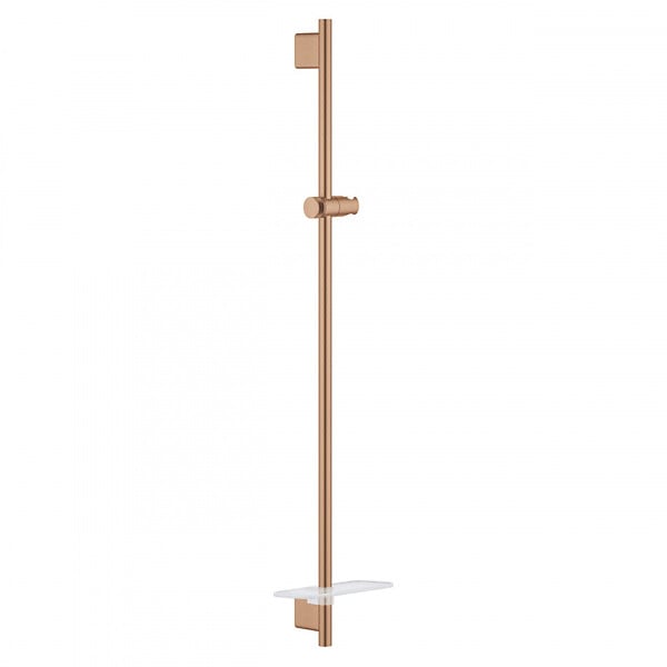 GROHE - Grohe Rainshower Smartactive Barre de douche 900mm avec curseur et support orientable, Warm Sunset brossé (26603DL0) - large