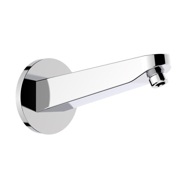SWISS AQUA TECHNOLOGIES - Swiss Aqua Technologies Bras de douche mural 20,2 cm pour douche de tête, raccord universel, chrome (SATBSRKM) - large