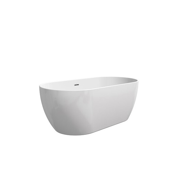 RAVAK - Ravak Freedom O 170 x 80 cm Baignoire îlot en acrylique, sans pieds, blanc (XC00100020) - large