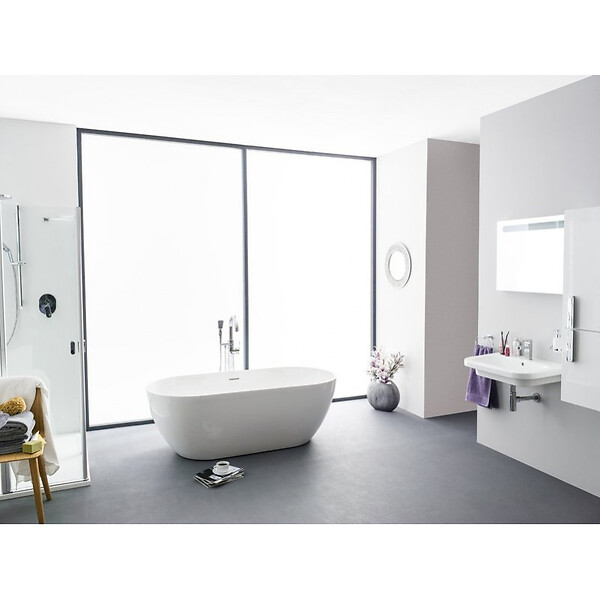RAVAK - Ravak Freedom O 170 x 80 cm Baignoire îlot en acrylique, sans pieds, blanc (XC00100020) - large