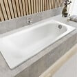 KALDEWEI - Kaldewei Saniform Plus 150x70 cm Baignoire rectangulaire en acier émaillé, sans pieds, blanc alpin (111600010001) - vignette